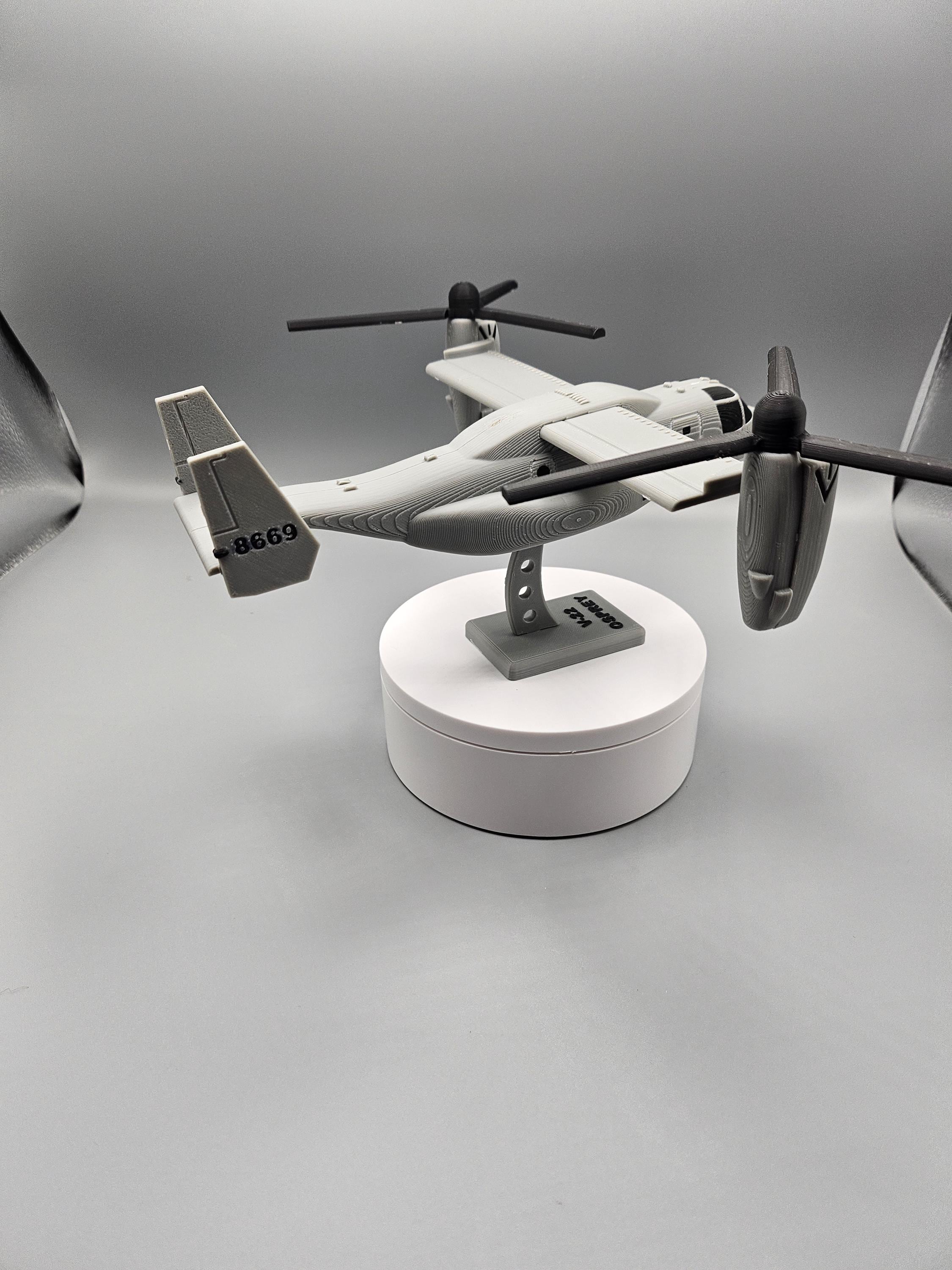 V-22 Osprey Model – 3D Printed Aircraft Display (etsy image id: 7926005051)