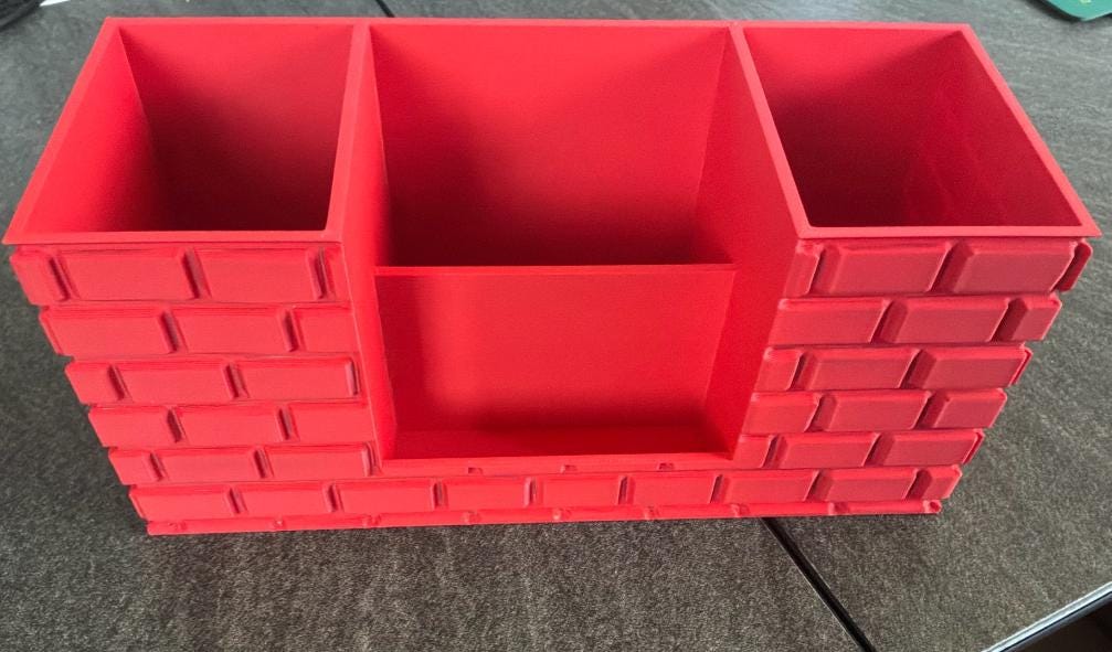 Brick Remote Control Holder and Organizer (etsy image id: 7931805929)