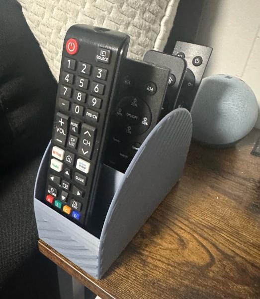 Remote Control Holder and Organizer - 22 Color Options! (etsy image id: 7931830397)