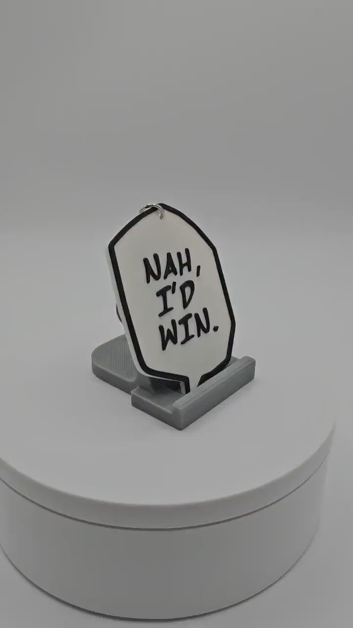 Jujutsu Kaisen Gojo Satoru Manga JJK - Nah I'd Win Speech Bubble Keychain