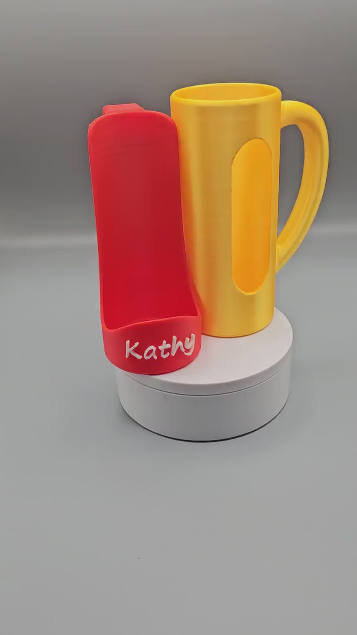 12oz Slim Tall Can Holder - Customizable Colors and Personalized!