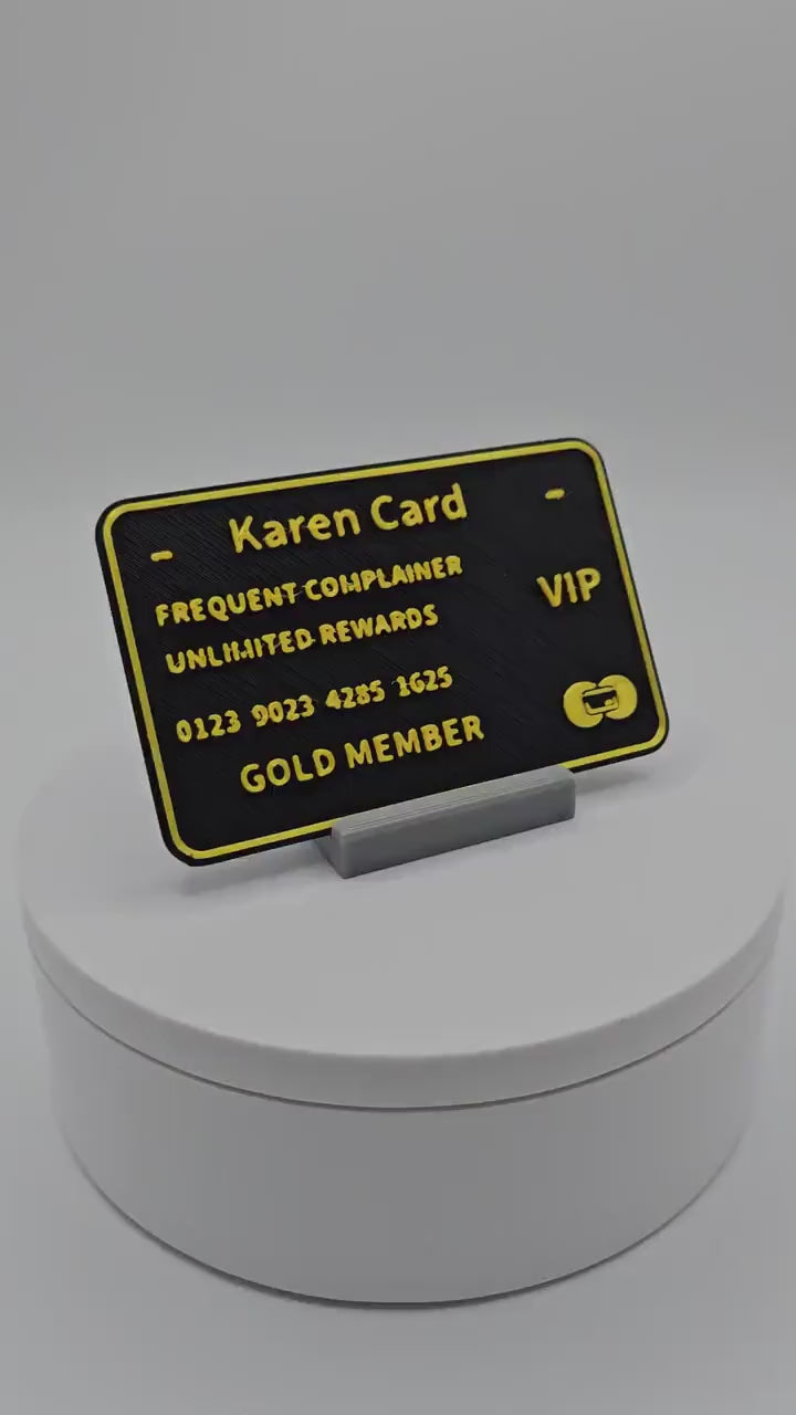 Karen Membership Card / Gag Gifts / Funny Accessories