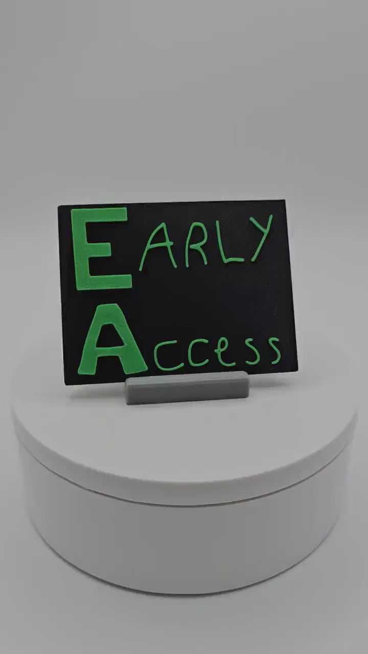 Early Access Badge With or Without Keychain - Gorilla Tag VR Game Oculus Rift