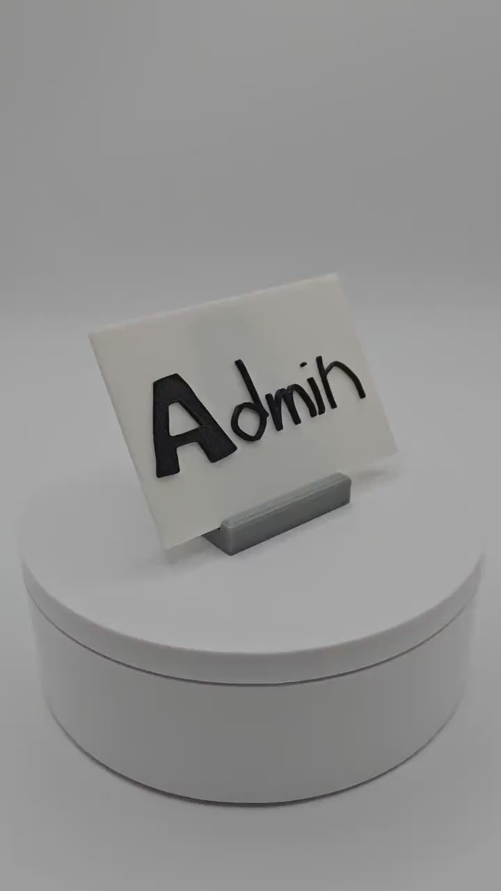 Admin Badge With or Without Keychain - Gorilla Tag VR Game Oculus Rift